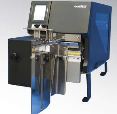 Cutter stacker voor Textiellabels Cutter stacker voor Textiellabels